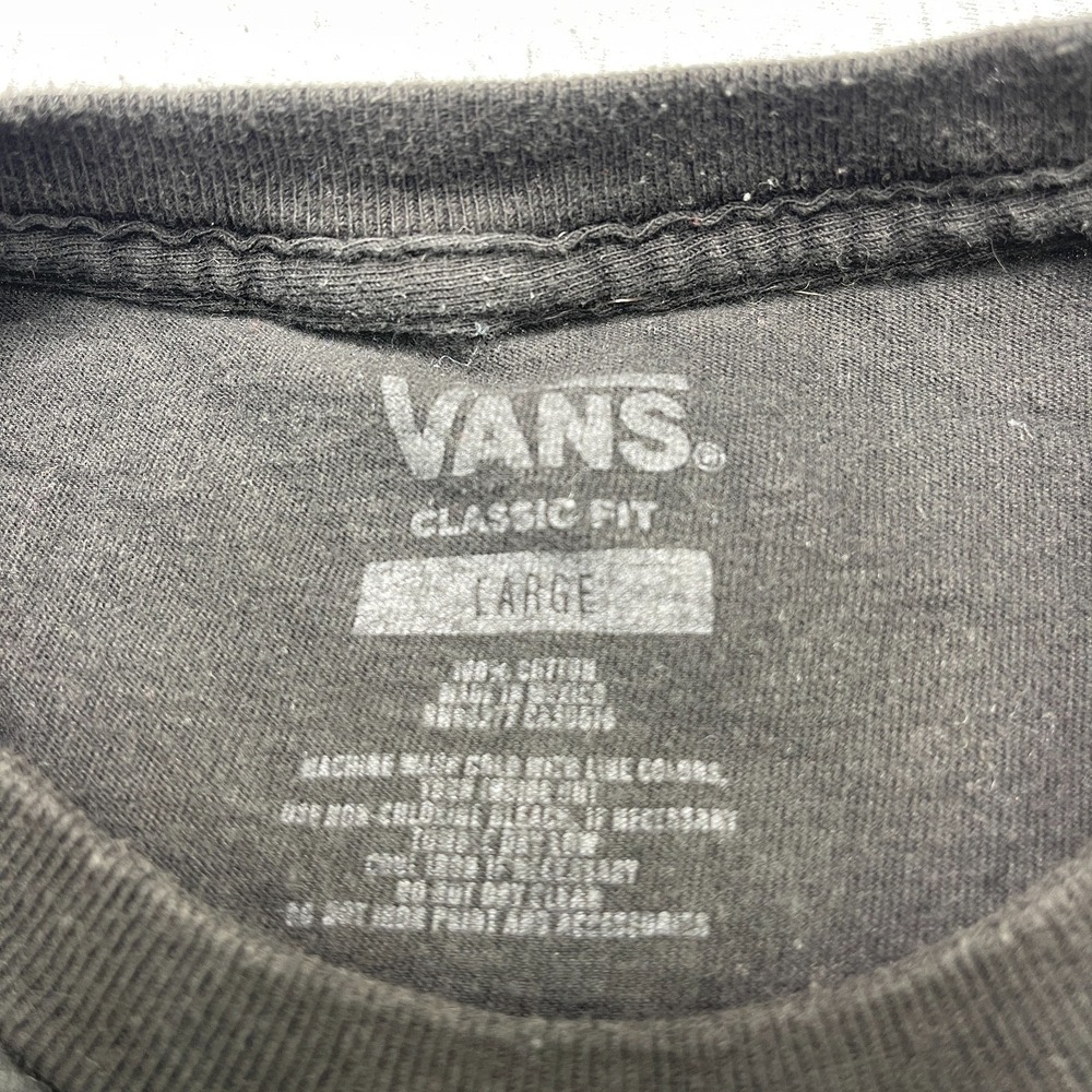 Vans Still Got Time Grim Reaper Hourglass Shirt Mens Large Black Skate Graphic T - Picture 2 of 7